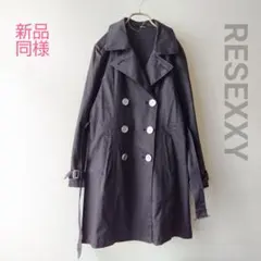 新品同様 RESEXXY リゼクシー トレンチコート 黒 春アウター