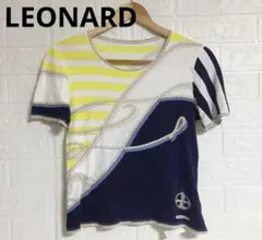 LEONARD 半袖 Tシャツ レオナール　ブランド　レディース　イエロー　柄のサムネイル