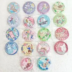 ディズニー 刺繍缶バッジ 全30種 コンプ ラプンツェル 美女と野獣 1弾 2弾 ディズニー 刺繍缶バッジ 全30種 コンプ ラプンツェル 美女と野獣 1弾