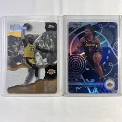 Topps NBAカード LeBron & Bronny James 2장 세트