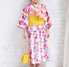 美品☆apres les cours セパレート 浴衣 セット　100