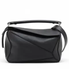 LOEWE パズルバッグ(ブラック) ミニ - メルカリ