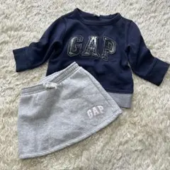 GAP トレーナー・スカートセット ロゴ ベビー