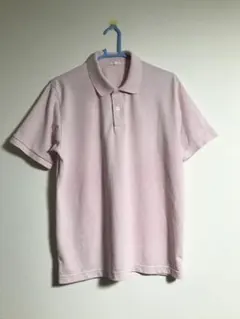 GU カノコポロシャツ　ピンク Lのサムネイル
