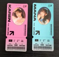 フルーツジッパー　ららぽーと限定　ステッカー　真中まな　松本かれん