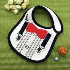 フォーマルスーツ風スタイ★ホワイト♪