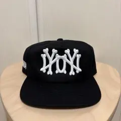 oMA NY CHAIN STITCH HAT NAVY - メルカリ
