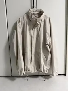 【最終価格】ウインドプルーフスタンドブルゾン オフホワイト