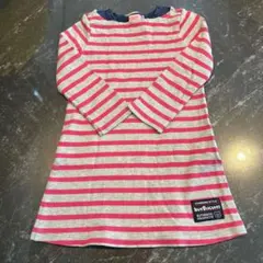 Hot Biscuits ストライプ ワンピース 100cm