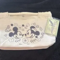 ディズニー　仕切りトートバッグ　バッグインバッグ