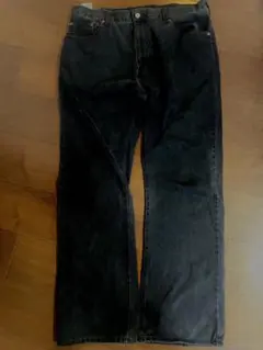 リーバイス 517 フレア ブーツカット W36 ブラック 黒デニム