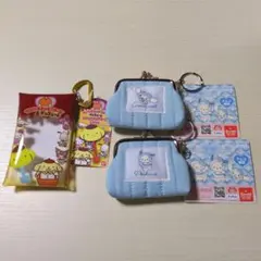 サンリオキャラクターズ　クリアケース　がま口　３つセット