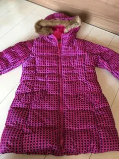 ★UNIQLO★ユニクロ 130センチジャンバー ライトダウン ピンクファー