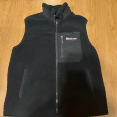タ*ん様 FIRST DOWN ブラック フリースベスト