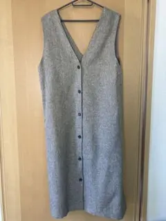 ユナイテッドアローズ　ロングワンピース　ジレ