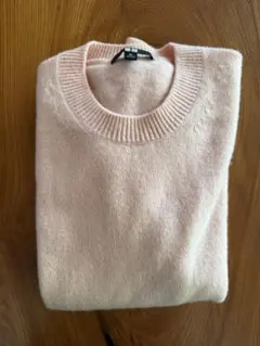 XL ユニクロ ピンク クルーネック 長袖セーター