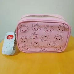 ディズニー マリーちゃん ピンクポーチ　おしゃれキャット