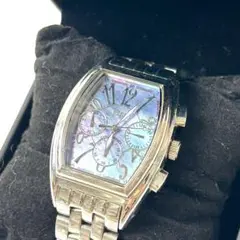 エルジン ELGIN クロノグラフ トノー型 シェル文字盤 腕時計　稼働のサムネイル