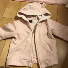 GAP パーカー 80 くまみみ　ベビーギャップ　裏起毛