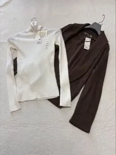 新品未使用タグ付 UNIQLO アンサンブル S-Mサイズ