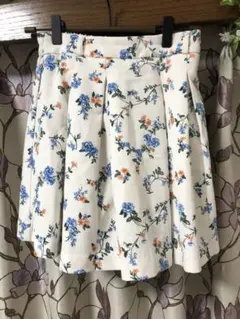 花柄スカート風キュロット