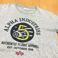 ALPHA アルファ インダストリーズ 第5航空隊 Tシャツ メンズXLのサムネイル