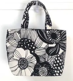 ランチトートバッグ ミニトート 花柄 ハンドメイド