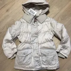 ポンポネットフード付きダウンジャケット150サイズ新品　セール中