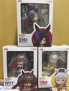 ウマ娘 ねんどろいど ライスシャワー ダイワスカーレット ゴールドシップ