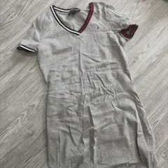 Tommy Hilfiger グレー ミニワンピース 半袖のサムネイル