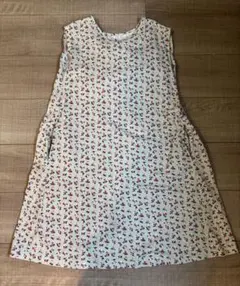PAUL & JOE 花柄ノースリーブワンピース　ユニクロ　150 グリーン