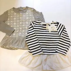 petit main 可愛い チュニック まとめ売り セット 100 リボン