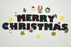 保育　クリスマス 壁面飾り ハンドメイド ラミネート加工