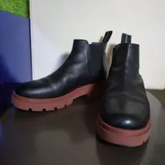 【美品】FABIO RUSCONI サイドゴアブーツ 黒 37 厚底 23.5