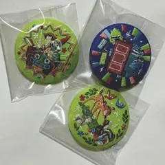 ディズニー 刺繍缶バッジ ビスケット 食玩