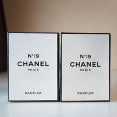【未開封】シャネルNo.19 パルファム 14ml × 2個セット #2137