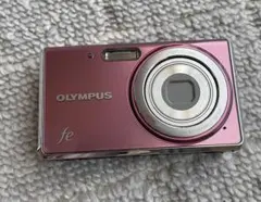 OLYMPUS FE-4020 ピンク デジタルカメラ 本体　動作未確認ジャンク