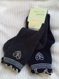 新品　マザウェイズ　靴下　オーバーニー　ハイソックス　13〜15cm 2足