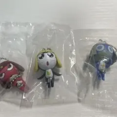 ケロロ軍曹 つまんでつなげてマスコット　ドロロ　タママ　ギロロ3種セット　ガチャ