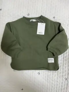新品未使用　pair manon ペアマノン　裏起毛トレーナー　90