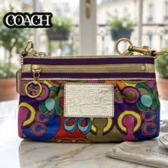 美品】Coach コーチ poppy ショルダーバッグ マルチカラー 2way - メルカリ