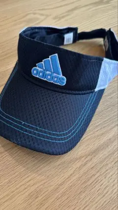adidas メンズ サンバイザー ネイビー メッシュ