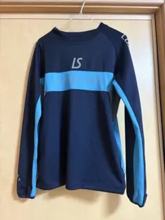 ルースイソンブラ　長袖ウェア　Sサイズ ネイビー/ライトブルー