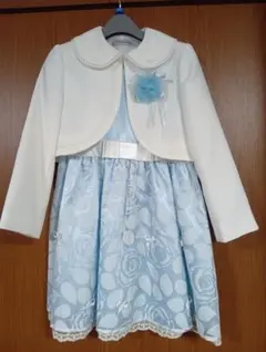 卒園式 入学式 女の子フォーマルワンピース 水色 130