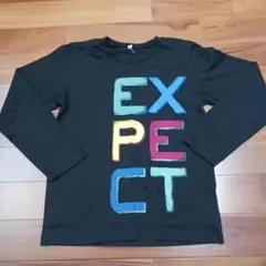 長袖カットソー EXCEPT カラフル文字プリント