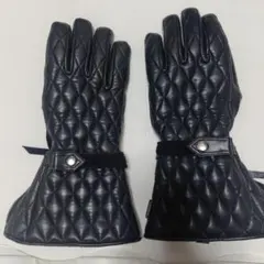 カドヤ ガントレット キルティング カドヤ ガントレット キルティング KADOYA カドヤ 黒 レザー