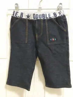 DOUBLE.B 半ズボン 100cm ダークブルー