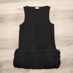 H&M EDITION フリンジタンクトップワンピース 　XS　パーティーのサムネイル