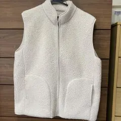 無印良品　ボアフリースベスト　Lサイズ