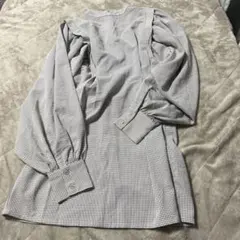 W.W.G. チェック柄長袖ワンピース